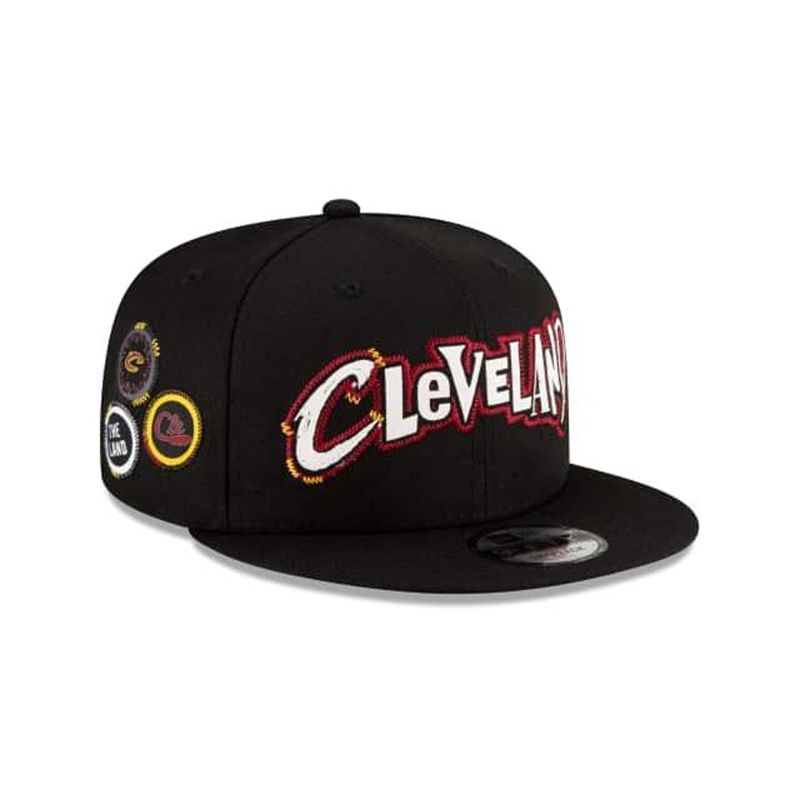 NBA Cleveland Cavaliers City Edition 9Fifty Snapback (MPY9994) - Black New Era Caps